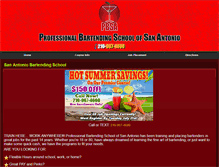 Tablet Screenshot of m.sanantoniobartendingschool.org